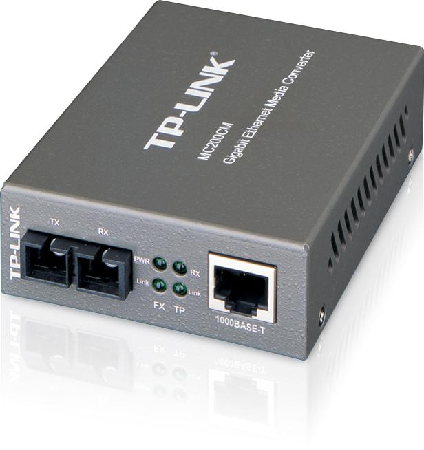 Switch media convertor TP-Link, 2 porturi (1x1000M SC UPC port, 1x1000M RJ45 port (Auto MDI MDIX), 1000Base-T to 1000Base-SX (SC), Multi-Mode, 550m, montabil in sasiu