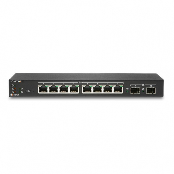 Switch SonicWall SWS12, 8 port, 10 100 1000 Mbps