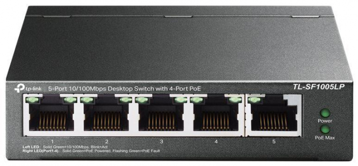 Switch TP-LINK TL-SF1005LP, 5 Port, 10 100 Mbps