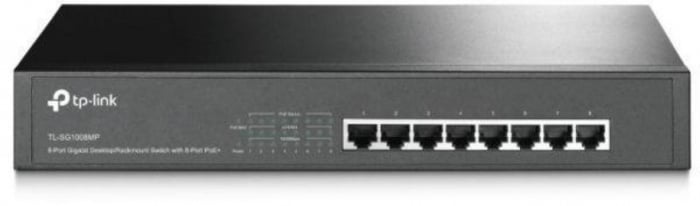 Switch TP-Link TL-SG1008MP, 8 port, 10 100 1000 Mbps