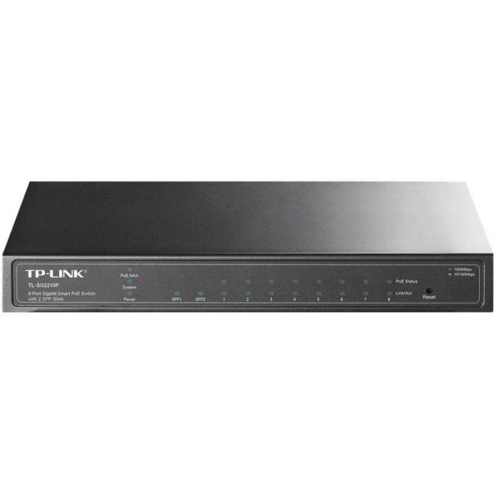 Switch TP-Link TL-SG2210P, 8 port, 10 100 1000 Mbps