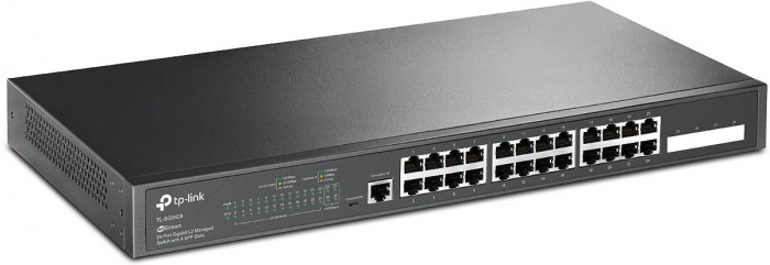 Switch TP-Link TL-SG3428, 24 port, 10 100 1000 Mbps