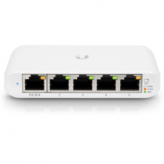 Switch Ubiquiti UniFi USW-FLEX MINI, 5 port, 10 100 1000 Mbps