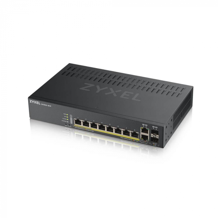 Switch Zyxel GS1920-8HPv2, 8 port, 10 100 1000 Mbps