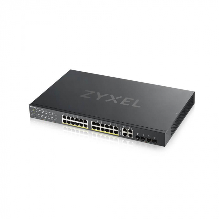 Switch Zyxel GS192024HPV2, 24 port, 10 100 1000 Mbps