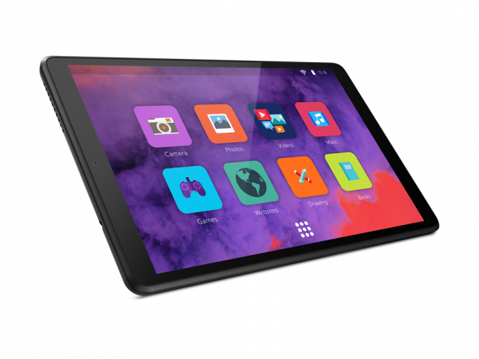 Tableta Lenovo Tab M8 HD (2nd Gen) TB-8505F, 8 HD (1280x800) IPS 350nits Glossy, Touch, 10-point Multi-touch, CPU: MediaTek Helio A22 (4C, 4x A53 2.0GHz), video: Integrated IMG PowerVR GE-class GPU,
