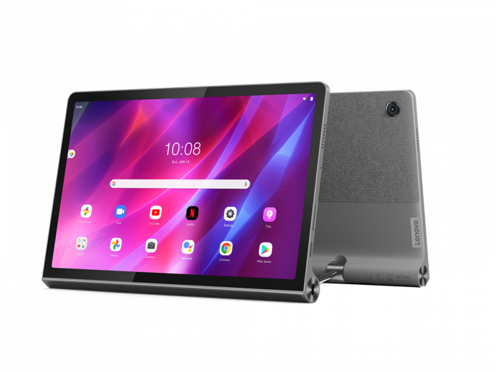 Tableta Lenovo Yoga Tab 11 YT-J706F, 11 2K (2000x1200) IPS TDDI 400nits, Dolby Vision, Touch, 10-point Multi-touch, CPU: MediaTek Helio G90T (8C, 2x A76 2.05GHz + 6x A55 2.0GHz), video: Integrated