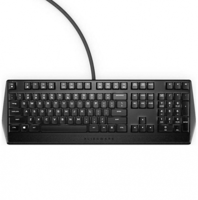 Tastatura Dell Alienware AW510K RGB Mechanical Gaming, cu fir, black PlataCard
