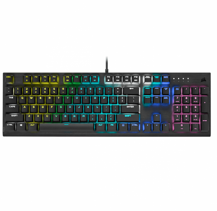 Tastatura Gaming Mecanica Corsair K60 RGB PRO, USB, negru