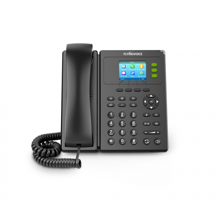 Telefon VoIP FlyingVoice FIP11CP, ecran 2.4 , WiFi, PoE, 10 100Mbps