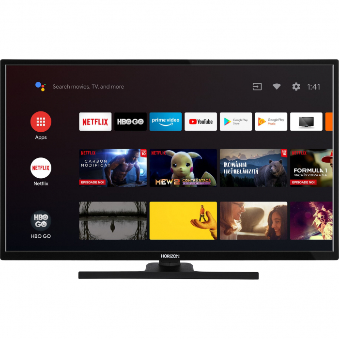 Televizor HORIZON 32HL7390F B, 80 cm, Smart Android, Full HD, LED, Clasa F