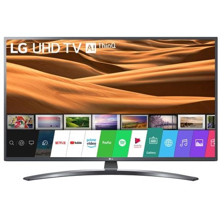 Televizor LED Smart LG 49UM7400PLB, Diagonala 123 cm, 4K Ultra HD, HDR, webOS, True Color Accuracy, Ultra Surround, Clasa A, Gri