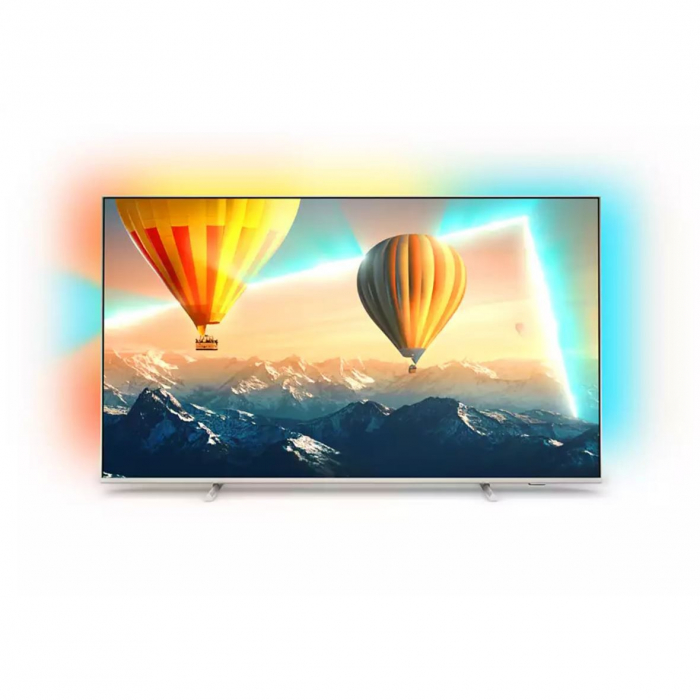 Televizor Philips LED 65PUS8057, Ambilight, 164 cm, Smart Android, 4K Ultra HD, Clasa F