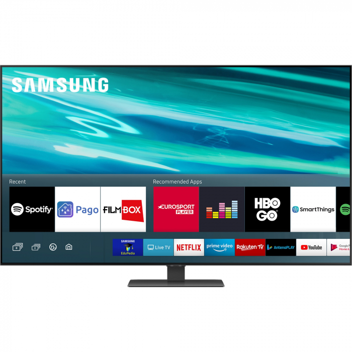 Televizor Samsung 75Q80A, 189 cm, Smart, 4K Ultra HD, QLED, Clasa G