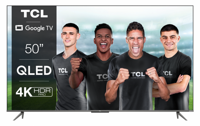 Televizor TCL QLED 50C635, 126 cm (50 ), Smart Google TV, 4K