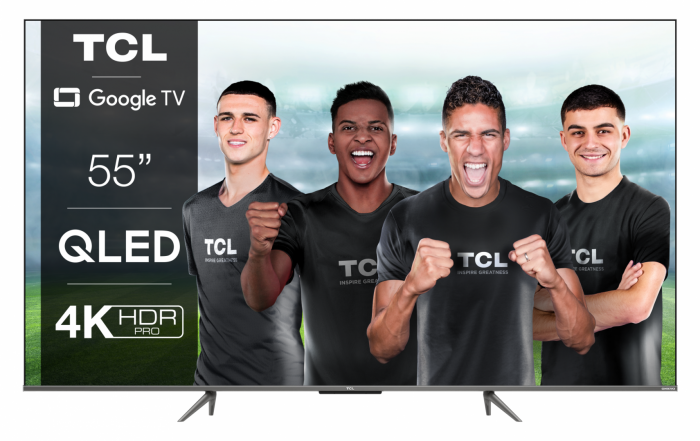 Televizor TCL QLED 55C635, 139 cm (55 ), Smart Google TV, 4K