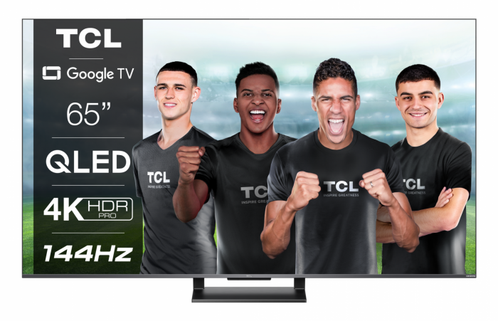 Televizor TCL QLED 65C735, 164 cm (65 ), Smart Google TV, 4K, 144 hz