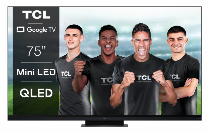 Televizor TCL QLED 75C935, 189 cm (75 ), Smart Google TV, 4K, 144 hz