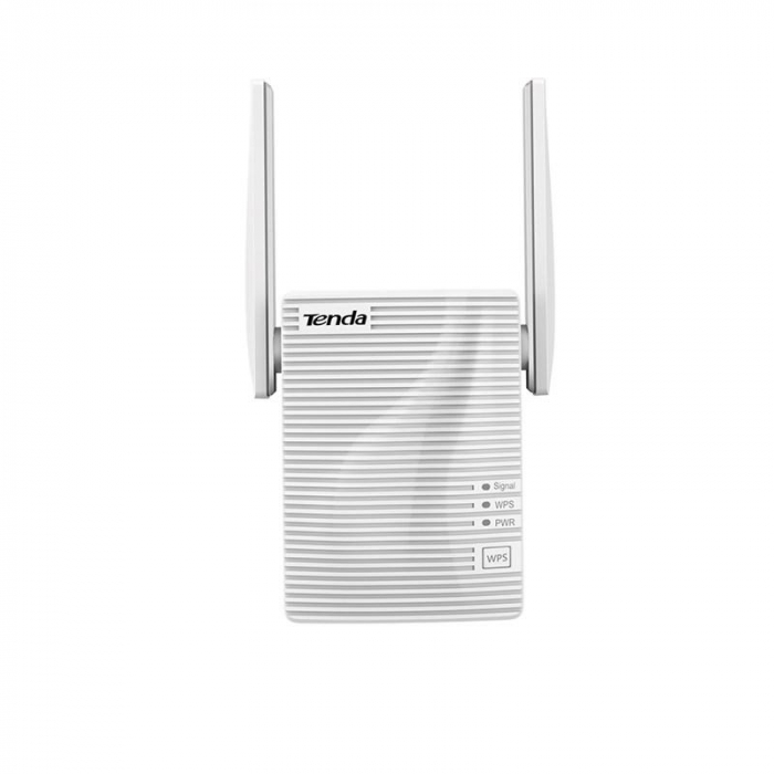 TENDA Extender Boost AC1200 WiFi for whole home, A18; Port: 1 10 100 Mbps RJ45; Standard and Protocol: IEEE 802.11a, IEEE 802.11n, and IEEE 802.11ac wave2 on 5 GHz IEEE 802.11b, IEEE 802.11g, and IEE