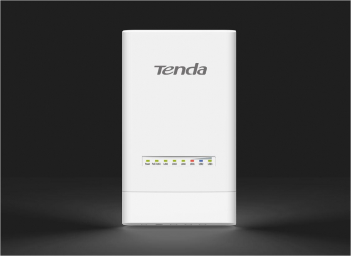TENDA OS3 5GHz 12dBi 11AC 867Mbps Outdoor CPE, montare stalp perete, standard wireless: IEEE 802.11a n ac, 5Ghz, 867Mbps, Interfata: 4 10 100, antenna 12dbi, waterproof IP65.