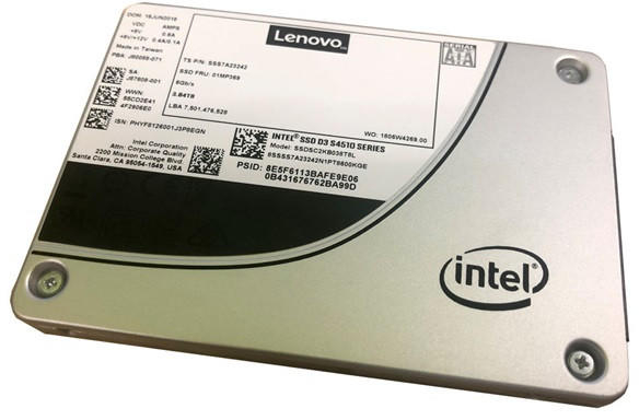 ThinkSystem 2.5 Intel S4610 480GB Mainstream SATA 6Gb Hot Swap SSD