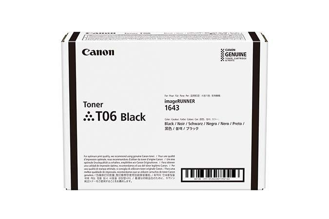 Toner Canon CRG-T06 black, 20.5k pagini, pentru IR Advance 1643I 1643IF.