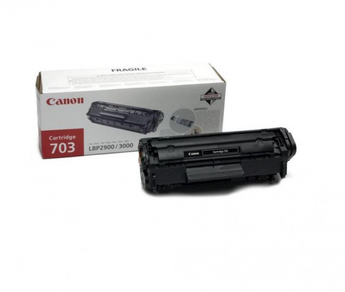 Toner Canon CRG703, black, capacitate 2000 pagini, pentru LBP-2900 LBP-3000