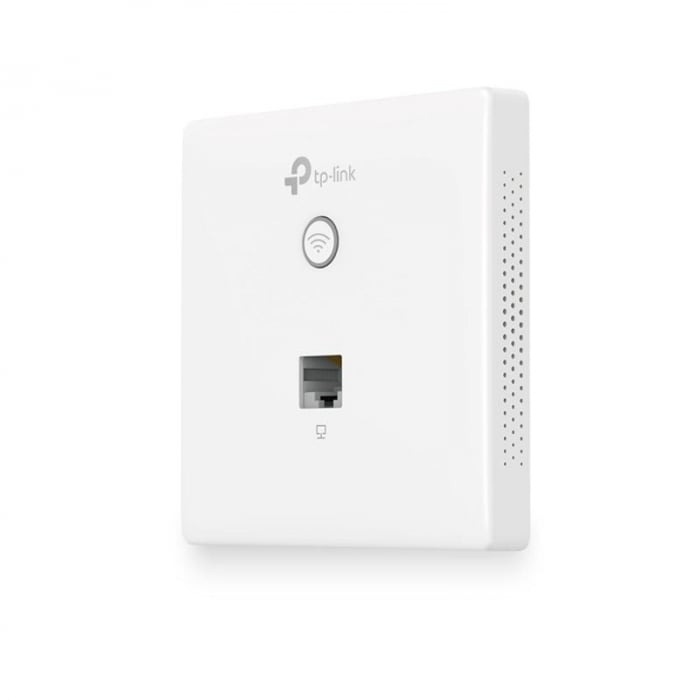 TP-Link Access Point wireless N300 cu montare in doza de peperete ,EAP115-WALL, 10 100Mbps Ethernet (RJ-45) Port 2, antena: Internal2 1.8dBi Omni, LED Wi-Fi Button RESET, PoE(IEEE802.3af) ,IEEE802.11n