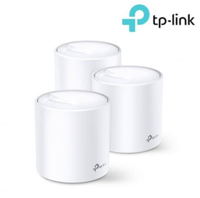 TP-Link AX1800 whole home mesh Wi-Fi 6 System, Deco X20(3-pack); Wireless Standards: IEEE 802.11a n ac ax 5GHz, IEEE 802.11b g n ax 2.4GHz, Signal Rate: 575 Mbps on 2.4GHz, 1200 Mbps on 5GHz, 1024QAM