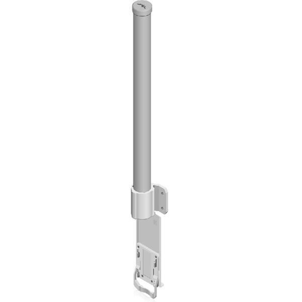 Ubiquiti 5GHz AirMax Dual Omni antenna, AMO-5G10; 10dBi; Dual polarization; montare perete; uz exterior; Max VSWR 1.6:1, White. Dimensiuni: 582 x 90 x 65 mm, Greutate: 680g, specificatii ETSI: EN 302