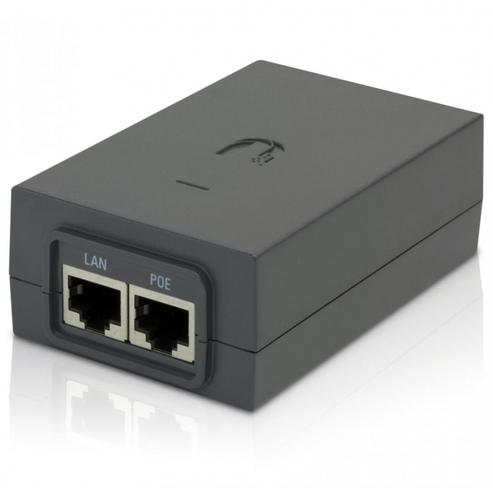 Ubiquiti Poe 24V-30W Eu Power Adapter, POE-24-30W; Interface: GigabitEthernet; Ethernet LAN: 10,100,1000 Mbit s; 2 Ethernet LAN (RJ -45);Power over Ethernet (PoE) Suport; voltage: 100 - 240V; Frequen