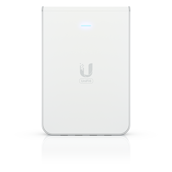 UBIQUITI Unifi6 In Wall Access Point, U6-in, Dual-Band WIFI6, 2.4 GHz 573.5 Mbp, antena 5dbi, 5 GHz 4.8 Gbps, antenna 5.9dbi, standard wireless: 802.11a b g WiFi 4 WiFi 5 WiFi 6, 300+ clienti, interfa