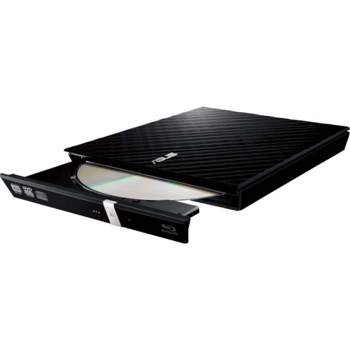 Unitate optica Asus, DVD+ -RW, 8x, SDRW-08D2S-U LITE BLACK Asus, extern ,USB 2.0, negru, retail