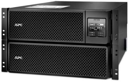 UPS APC Smart-UPS SRT online dubla-conversie 8000VA 8000W 6 conectoriC13 4 conectori C19 extended runtime rackabil 6U, baterie APC RBC140,optional extindere garantie cu 1 3 ani (WBEXTWAR1YR-SP-06 WB