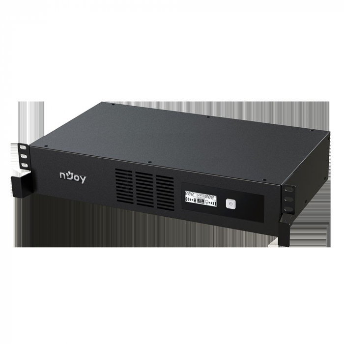 UPS nJoy Code 800, 800VA 480W, Frecventa: 50 60 Hz, Conectori: Intrare 1 x IEC-320 C14, Iesire 8 x IEC-320 C13, Port de comunicare: USB, Ecran LCD, AVR.