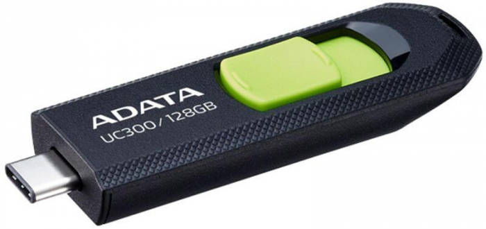 USB Flash Drive ADATA 128GB, UC300, USB Type-C, Black