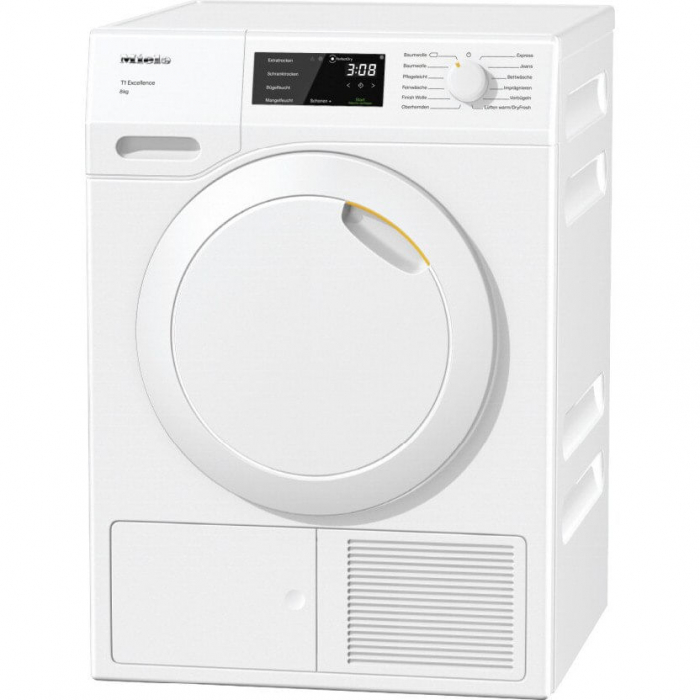 Uscator de rufe Miele TEC 235 WP, Pompa de caldura, 8 kg, clasa A++, EcoDry, Alb