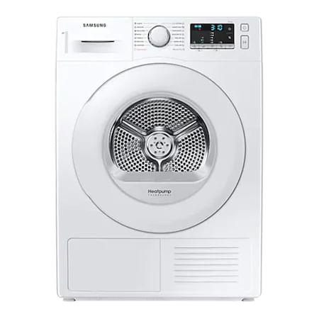 Uscator de rufe Samsung DV80TA020TT LE, Pompa de caldura, 8 kg, Clasa A++, Quick Dry, Optimal Dry, Wrinkle Prevent, Smart Check, Alb