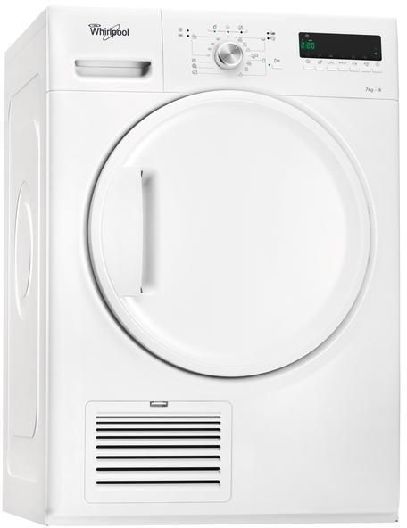 Uscator de rufe Whirlpool Supreme Dryer DDLX 70110, Condensare, 6 th Sense, 7 kg, Clasa B, Display digital, Wool Excellence, Alb