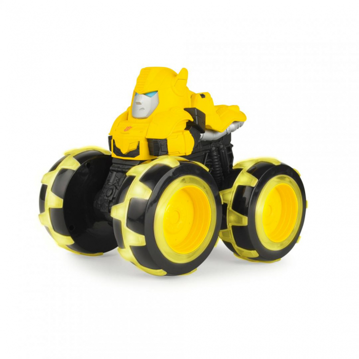 Vehicul Bumblebee, roti mari si luminate