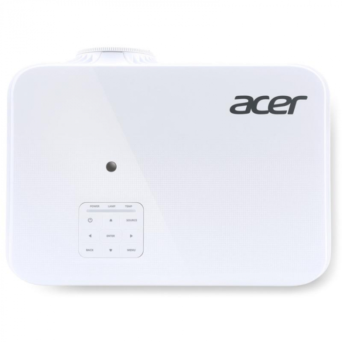 Videoproiector Acer P5535, DLP, FHD 1920 1080, up to WUXGA 1920 1200, 4500 lumeni 3600 Eco, 16:9 4:3, 20.000:1, zoom 1.3x, dimensiune maxima imagine 300 , distanta maxima de peoiectie 7.5 m, boxa 16