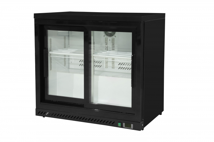 RESIGILAT - Vitrina frigorifica profesionala STARCREST SBBC-2SDBK,  172 L, 0-10℃, Usi glisante, Display Temperatura, Panou comanda Digital, Iluminare LED, H 86 cm [2]