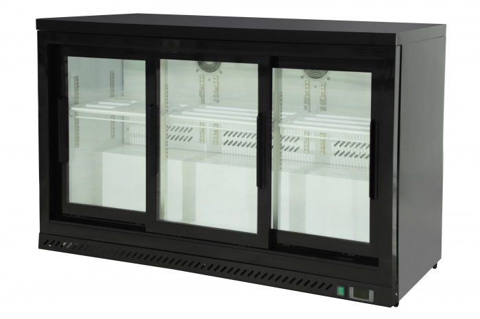 Vitrina frigorifica profesionala STARCREST SBBC-3SDBK,  265 L, 0-10℃,  Usi glisante, Display Temperatura, Panou comanda Digital, Iluminare LED, H 86 cm [2]