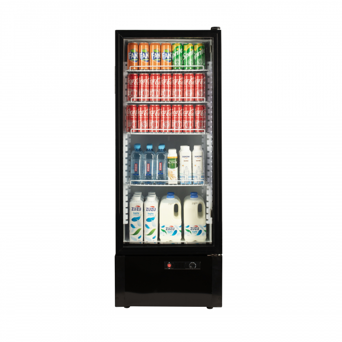 Vitrina frigorifica profesionala STARCREST SPS-211WH, 218 L, Termostat reglabil, Iluminare LED, H 141 cm, Alb [2]