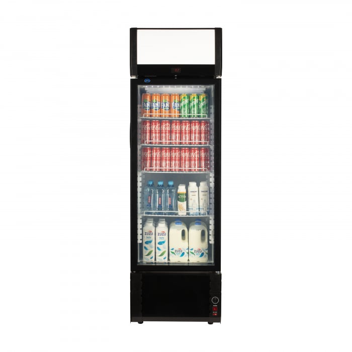 Vitrina frigorifica profesionala STARCREST SPS-288WH, 288 L, Termostat reglabil, Iluminare LED, H 180 cm, Alb [2]
