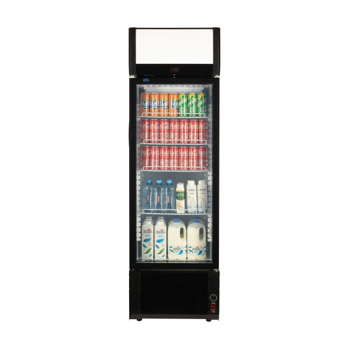 Vitrina frigorifica profesionala STARCREST SPS-288WH, 288 L, Termostat reglabil, Iluminare LED, H 180 cm, Alb [2]