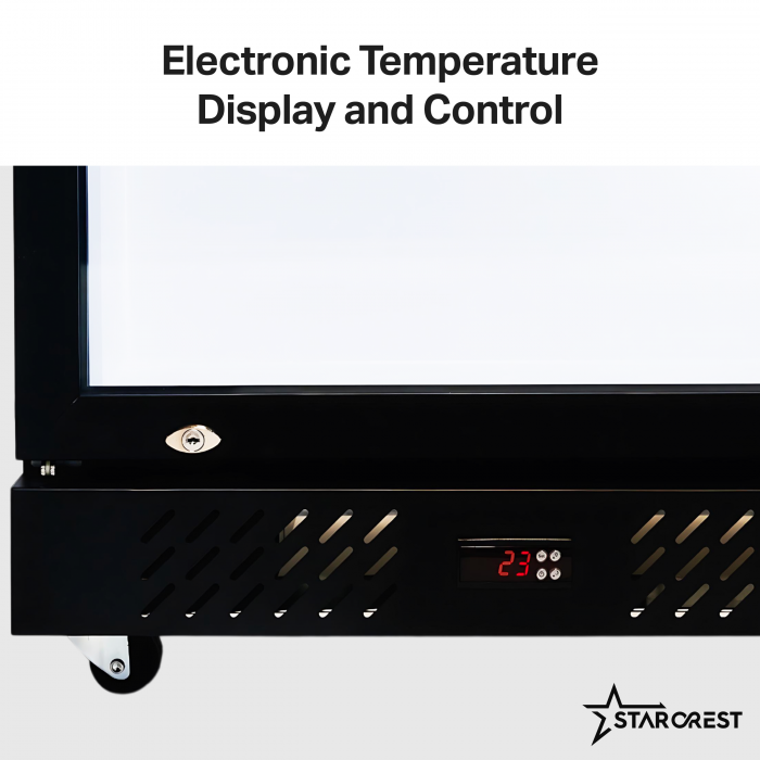 Vitrina frigorifica profesionala STARCREST SPS-460WH,  460 L, 0-10℃, Display Temperatura, Panou comanda Digital, Iluminare LED, H 192 cm [4]