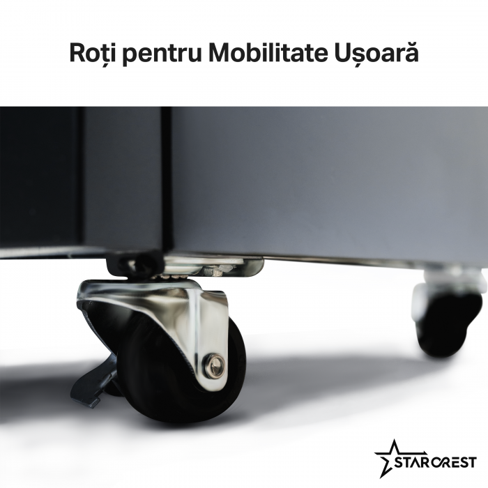 Vitrina frigorifica profesionala STARCREST SPS-460WH,  460 L, 0-10℃, Display Temperatura, Panou comanda Digital, Iluminare LED, H 192 cm [7]