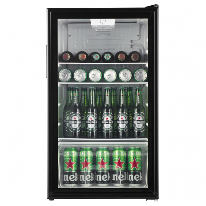 Vitrina frigorifica STARCREST SBC-92BKE, 92 L, Control temperatura, Usa sticla, H 83.2 cm, Negru [7]