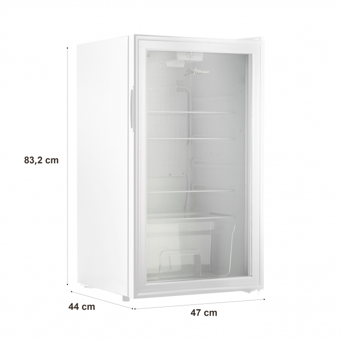 Vitrina frigorifica STARCREST SBC-93WHE, 93 L, Control temperatura, Usa sticla, H 83.2 cm, Alb [8]